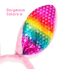MGparty One-Size-Fits-All Bunny Headband suitable for adults and kids.
