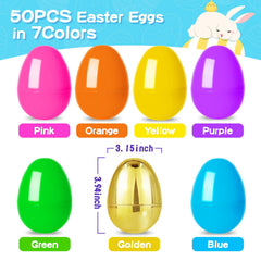 MGparty Easter eggs with two golden eggs as special prizes for hunts.