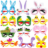 MGparty Easter glasses frame with bunny ears for festive photo moments.