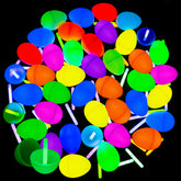 MGparty Easter glow eggs set ready for glow-in-the-dark egg hunt