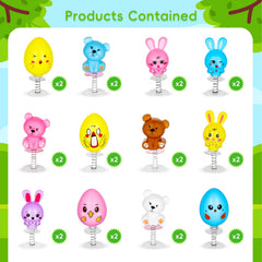 MGparty Easter jumping popper egg showcases vibrant hues ideal for classroom prizes.
