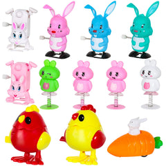 MGparty Easter wind-up bunny walking 1: durable, reusable desk toy.