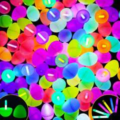 MGparty Glow Easter Egg Kit illuminates nighttime Easter hunts with vibrant color.