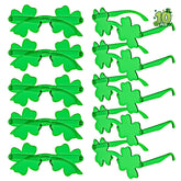MGparty shamrock sunglasses pack with vivid green clover frames for festive photos