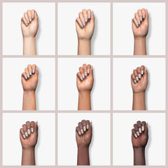 Mia Secret Cover Pinkish application demo demonstrates self-leveling and a smooth finish.