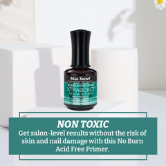 Application of nail dehydrator on natural nails with Mia Secret