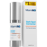 MiamiMD Dark Glow Renewal Serum bottle for daily brightening at home.