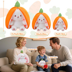 MIAODAM fruit bunny plush with soft fabric and cozy cuddles