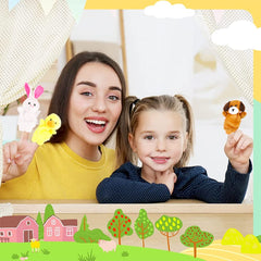 Miaopen duck finger puppet perfect for show-and-tell and collaborative play.