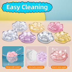 Miaopen cat paw squishy toy bright colors aid focus and mood.
