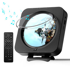 MICOCIOUS portable CD player with front display for easy track viewing and setup