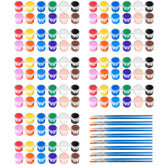MicoSim mini paint strips and brushes for portable, quick creativity.