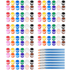 MicoSim mini paint strips and brushes for portable, quick creativity.