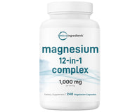 Micro Ingredients 12-in-1 magnesium complex bottle front for daily wellness
