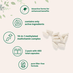 Label on Micro Ingredients bottle lists the 19-in-1 formula and key ingredients