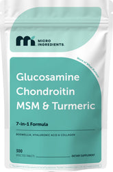Micro Ingredients 7-in-1 joint tablets in bottle for daily joint comfort.