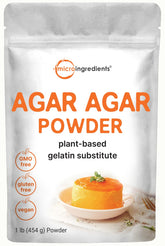 Micro Ingredients agar agar powder 1lb for vegan desserts and savory thickeners