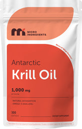 Micro Ingredients Antarctic Krill Oil bottle for daily omega-3 support