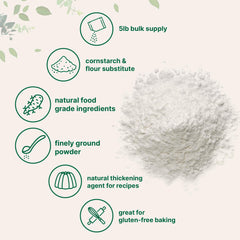 Micro Ingredients Arrowroot Powder used to thicken soups and gravies naturally.