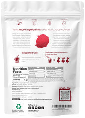 Micro Ingredients beet root powder cold-pressed preserves nutrients for daily use