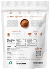 Micro Ingredients cinnamon powder bottle with spoon for tea and desserts