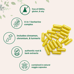 Ceylon cinnamon bark extract and turmeric root in Micro Ingredients blend for daily variety.