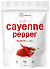 Micro Ingredients ground cayenne pepper bag with scoop for bold flavor in cooking