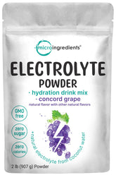 Micro Ingredients Hydration Electrolyte Powder Concord Grape for refreshing hydration