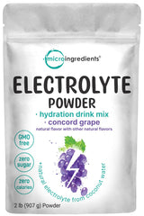 Micro Ingredients Hydration Electrolyte Powder Concord Grape for refreshing hydration