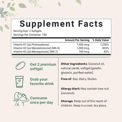 Micro Ingredients K-complex softgels closeup showing coconut oil carrier for better uptake.