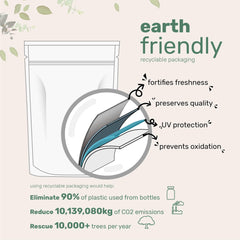 Micro Ingredients Lion's Mane powder label closeup shows allergen-free assurance