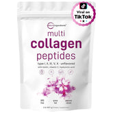 Micro Ingredients multi collagen powder bottle ready for convenient daily collagen intake.