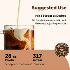Close-up of Micro Ingredients mushroom blend ingredients on label.