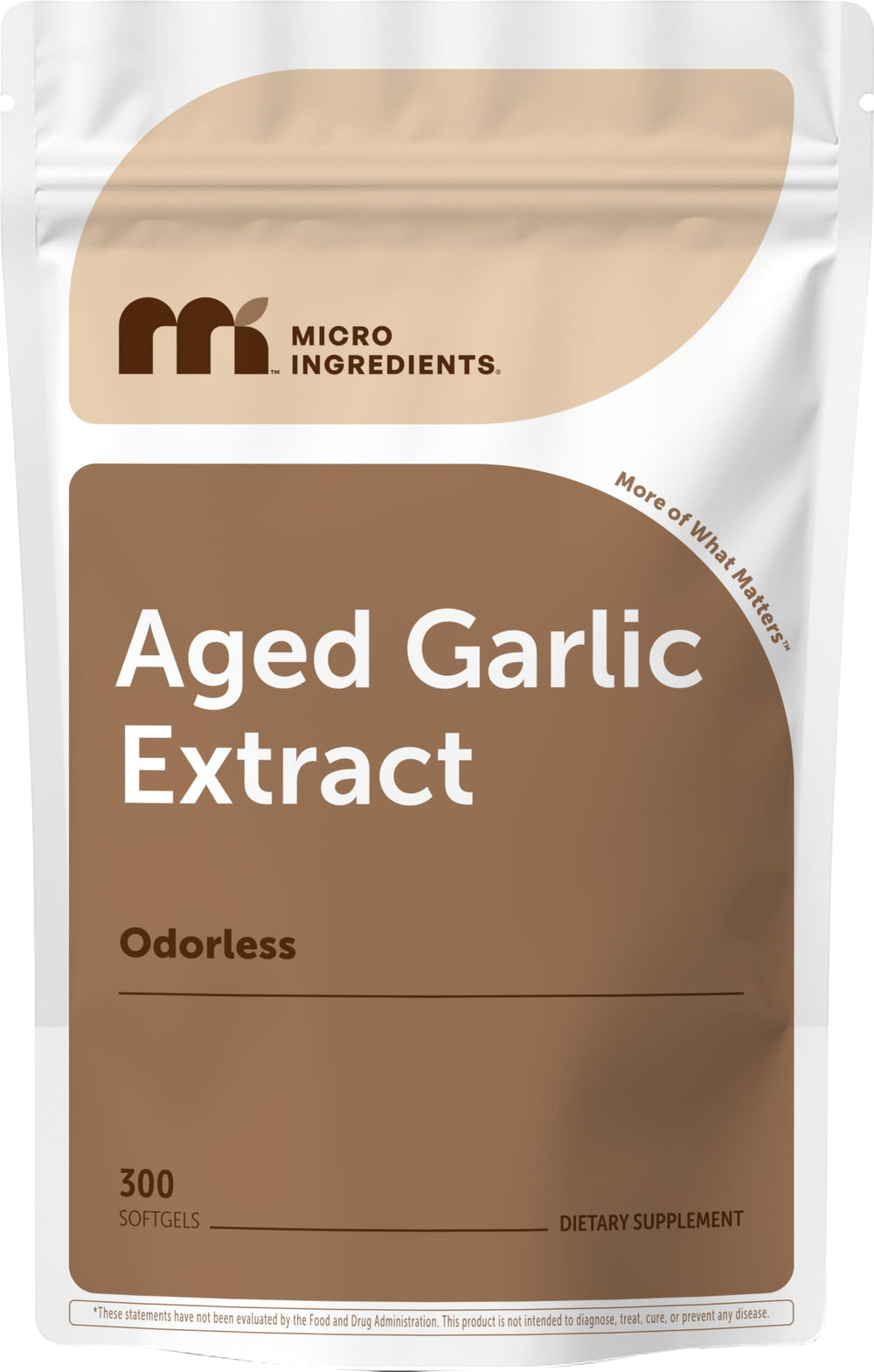 Micro Ingredients Odorless Garlic softgels bottle for easy daily use.