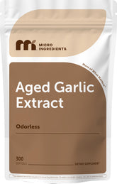 Micro Ingredients Odorless Garlic softgels bottle for easy daily use.