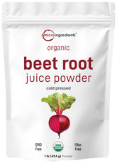 Micro Ingredients organic beet root powder 1lb bag ready for smoothies and baking