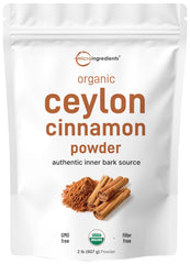 Micro Ingredients Organic Ceylon Cinnamon powder scoop for baking