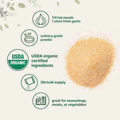 Micro Ingredients garlic powder brightens vegetables with savory depth