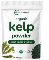 Micro Ingredients organic kelp powder bag for everyday nutrition