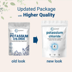 Micro Ingredients potassium chloride powder 1kg packaging enabling daily use