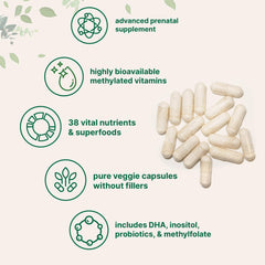 Micro Ingredients prenatal label detail highlights third-party testing