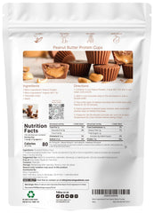 Micro Ingredients Pure PB powder scoop over a bowl for easy shake blending with peanut flavor.