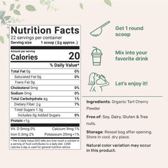 Micro Ingredients tart cherry powder pouch ready for smoothies and beverages.