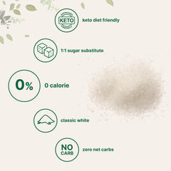 Micro Ingredients tea glass with monk fruit sweetener for light sweetness.