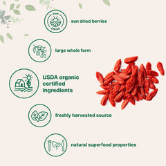Micro Ingredients vegan non-GMO goji berries support convenient healthy snacking.