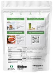 Micro Ingredients whole milk powder pouch label closeup highlights quality and purity.