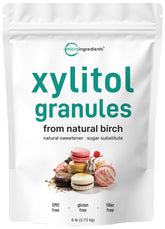 Micro Ingredients Xylitol sweetener bulk bag for easy kitchen storage and daily use.
