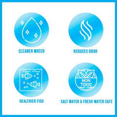Reef-safe formula protects corals and invertebrates while reducing algae.