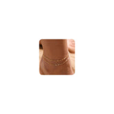Mideeo gold layered anklet with dot charms for everyday elegance.