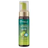 Mielle Avocado & Tamanu Curly Mousse pump bottle defines curls with medium hold